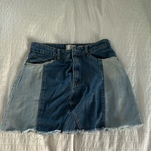 Denim skirt